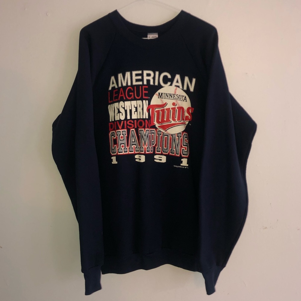 Twins 1991 Division Champs crewneck